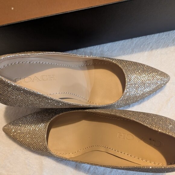 Coach Addie Gold Size 7 new with tags - Picture 7 of 7